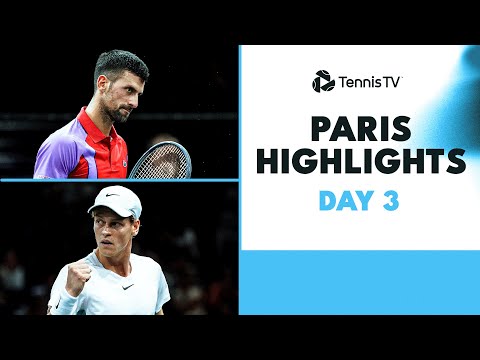 Djokovic Takes On Etcheverry; Sinner, Medvedev & More Feature | Paris 2023 Highlights Day 3