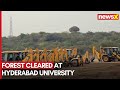 Hyderabad University: Forest Cleared, Police Deployed Amid Controversy | News x