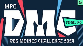 2024 Des Moines Challenge | MPO FINALF9 | Hammes, Barela, Orum, Smith | Jomez Disc Golf