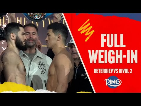 Artur Beterbiev & Dmitry Bivol With INTENSE FACE-OFF At Weigh-In