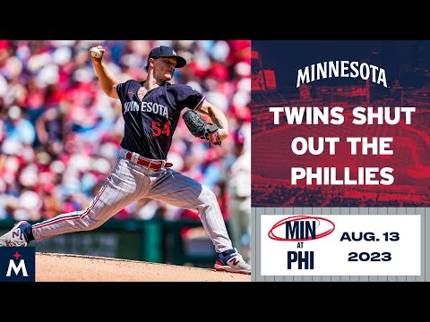 Twins vs. Phillies Game Highlights (8/13/23) | MLB Highlights video clip