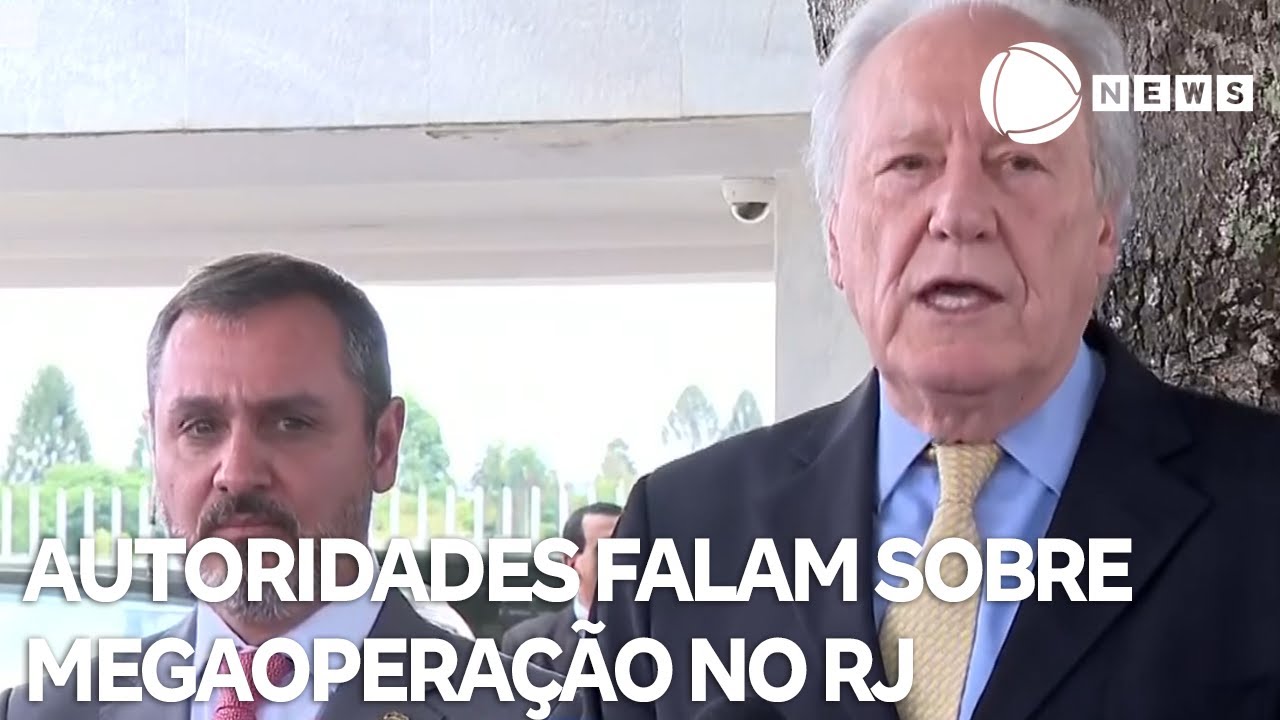 Ministro da Justiça e diretorgeral da PF falam sobre situação no Rio de Janeiro após megaoperação  TV Online Ministro da Justiça e diretor geral da PF falam sobre situação no Rio de Janeiro após megaoperação