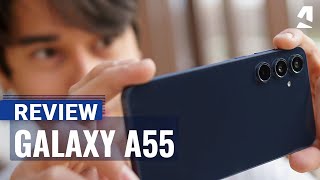 Vido-Test Samsung Galaxy A55 par GSMArena