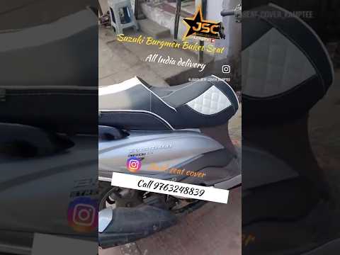 Suzuki Burgmen Buket seat #burgmen #stereet#sofa seat #burgmen #long ride seat#javed seat cover
