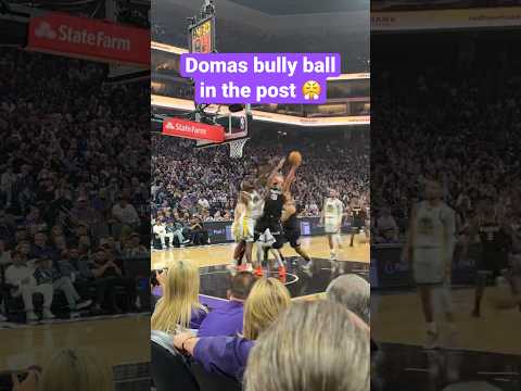 Dominant Domas fights through contact for an and-one  #FeelTheRoar video clip