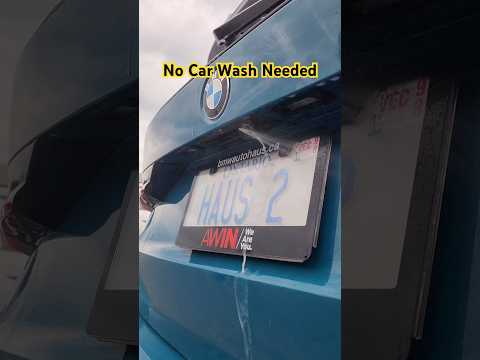 Watch This BMW Wash Its Own Camera – No Joke