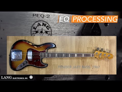 Four famous basses equalised with the LANG PEQ-2 by Heritage Audio