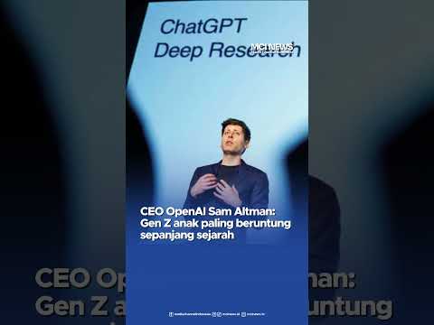 Video thumbnail Gen Z Generasi Paling Beruntung, Kata CEO OpenAI