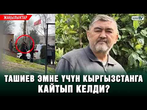 Ташиев эмне үчүн Кыргызстанга кайтып келди? | Жаңылыктар