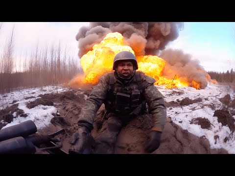 FRESH FOOTAGE! This is How Ukrainian Forces Destroyed the Russian Tank Convoy with Mines in Avdiivka