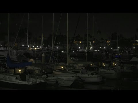 Images of boats in California harbor following tsunami alert | AFP