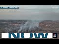 Dramatic wildfire drone video shows scorched, smoldering Texas landscape  - 01:00 min - News - Video