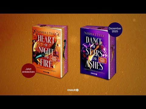 Nisha J. Tuli: Heart of Night and Fire | Das Nachtfeuer-Quartett 1 | Buchtrailer