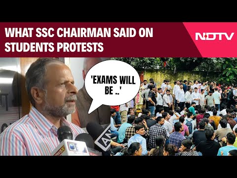 SSC Protest News | SSC Chairman Reacts To Students-Led Protest After Lathi Charge And Detention