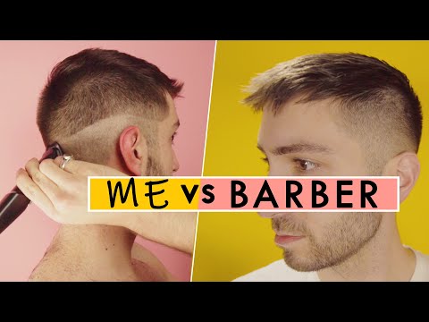 My first barber haircut since covid