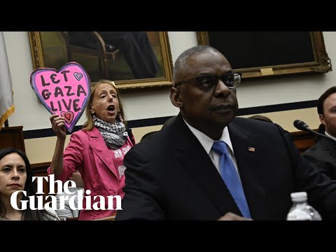 'You're supporting a genocide': Gaza protesters disrupt Lloyd Austin Senate hearing