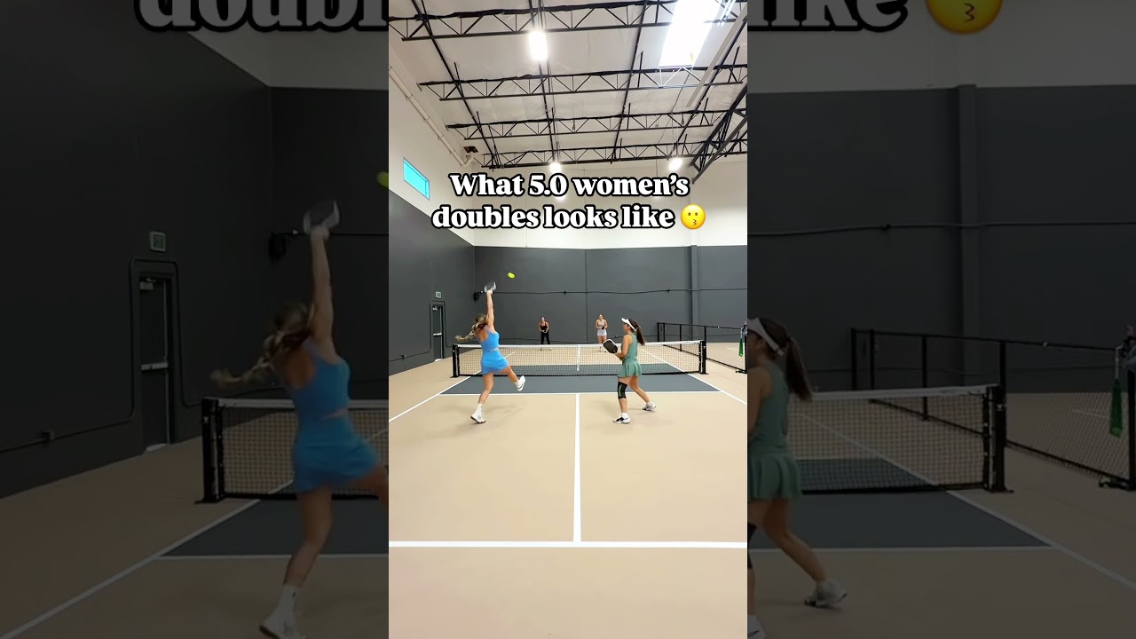 5.0 women’s doubles pickleball 💅🏻