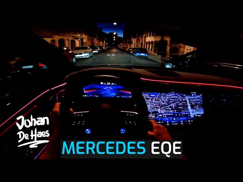 MERCEDES EQE NIGHT DRIVE & DEMO DIGITAL LIGHTS