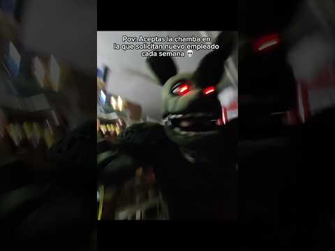 ¡Una Noche Chambeando En México 💀 #oniichan #fnaf #otakus #humor #terror #miedo #comedy #springtrap