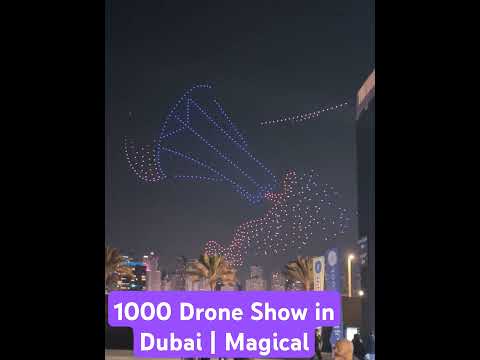 Dubai Drone Show | 1000 Done | Dubai Amazing Drone | #dsf #drone #dubaidroneshow #dubai #dronevideo