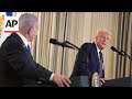 Trump says Netanyahu has agreed to his plan to end the war in Gaza