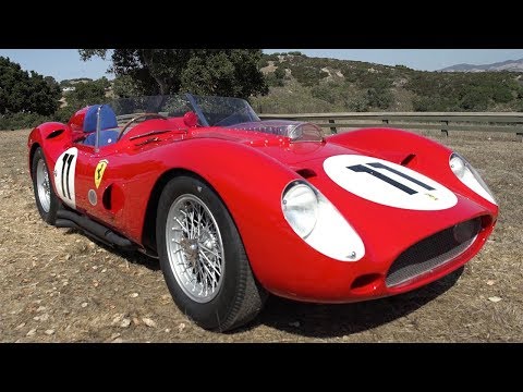 Driving a Le Mans winning 1960 Ferrari TR250 59/60 - 2017 Pebble Beach Week