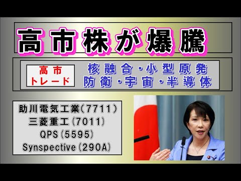株価暴騰・高市トレード始る 信用で日経レバ(1570)で大勝負