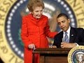 AP-Obama says Nancy Reagan charming and gracious
