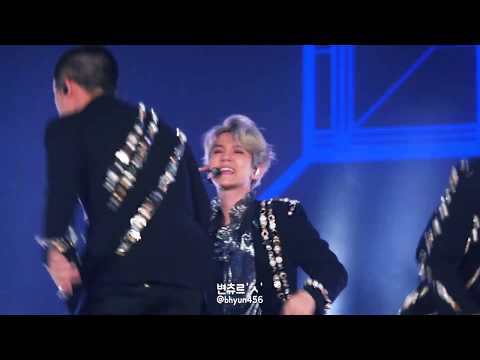 171225 SBS 가요대전 Run This + Power 백현(Baekhyun) Focus