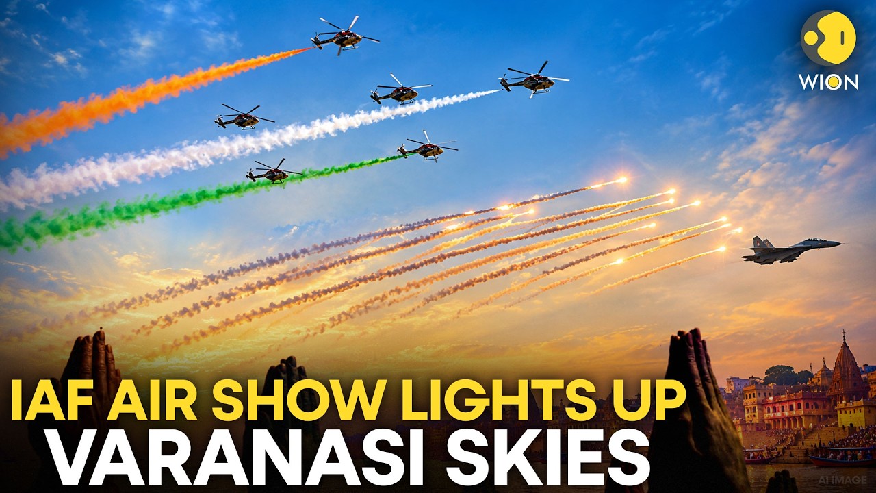 LIVE: Indian Air Force Showcases Air Power at ‘Wings Over Ganges’ Show in Varanasi | WION