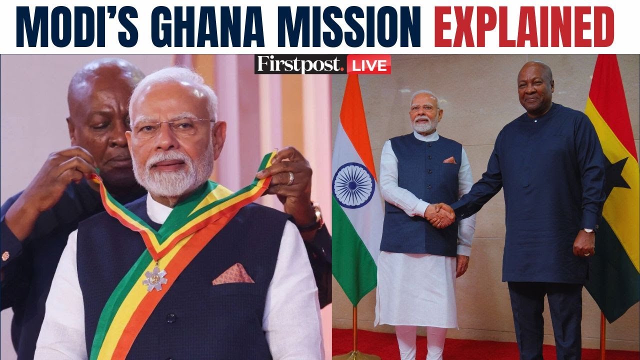 LIVE : What Modi's Ghana Visit Means for India-Africa Ties: Palki Sharma Explains | Modi in Ghana