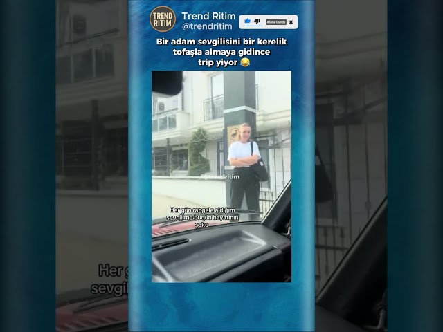 Tofaş’la Sevgilisini Almaya Gelen Adama Kız Trip atıyor 🤣😅