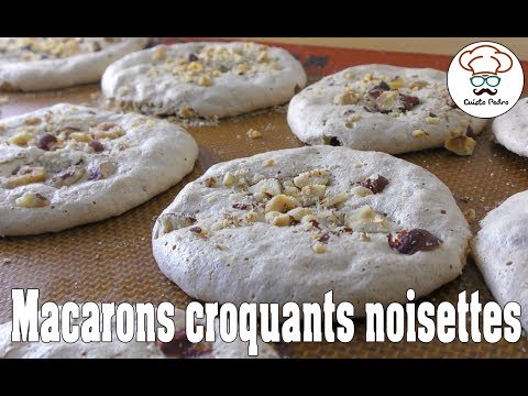 Recette de noel macarons croquants noisette thermomix tm5