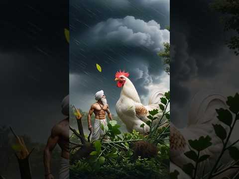 🌱 Murga & Farmer’s Garden Fun! #aishorts #chicken