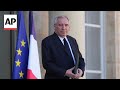 France on brink of political crisis as prime minister faces confidence vote