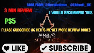 Vido-Test : Assassin's Creed Mirage 3 Min Review