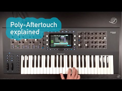 Waldorf Iridium Keyboard - Poly-Aftertouch explained