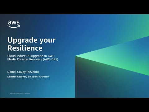 Upgrade Your Resilience: Upgrading from CloudEndure DR to AWS Elastic Disaster Recovery