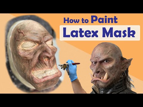 How to Paint Latex Mask | Special Effects Makeup Tutorial