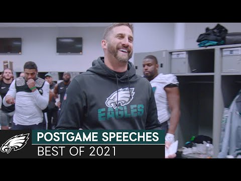 Every Nick Sirianni Postgame Speech From the 2021 Season | Philadelphia Eagles video clip