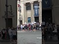 WATCH: Protestors surround Jimmy Kimmels studio following cancellation  - 00:24 min - News - Video