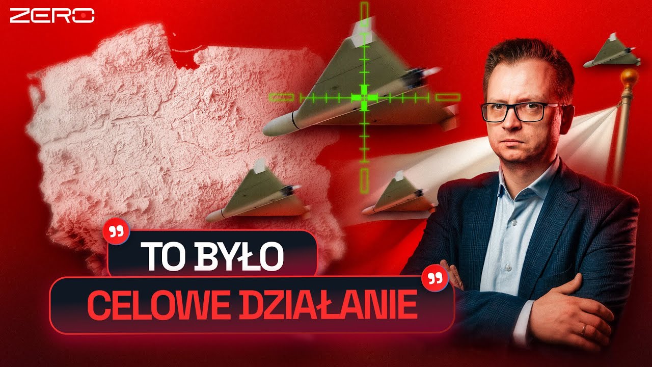 ROSYJSKIE DRONY NAD POLSKĄ: JAKI BYŁ ICH CEL? WOLSKI ANALIZUJE NOCNY ATAK