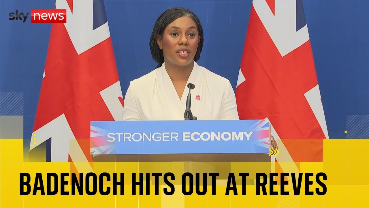 Badenoch: Reeves speech was 'masterclass in managed decline'