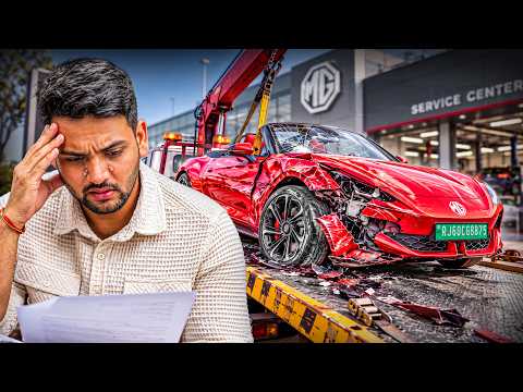 MG Cyberster Accident🤯! Repair Experience | Lakho ka Bill!