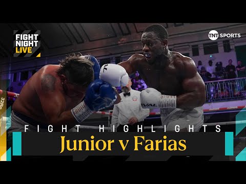 Ferocious stoppage! 💥 | aloys junior vs pablo farias | fight night highlights