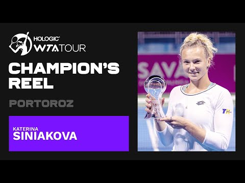 Katerina Siniakova's top points in Portoroz!