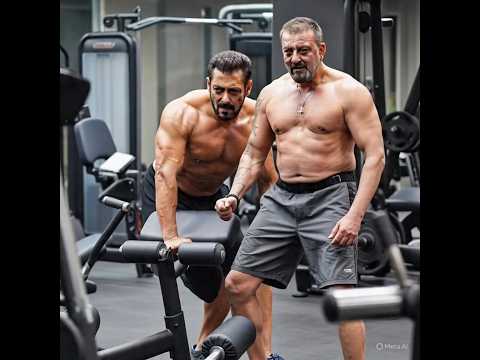 salman khan vs sanjay dutt gym#salmankhan #sanjaydutt #bollywood #fifa #fifa23 #shorts