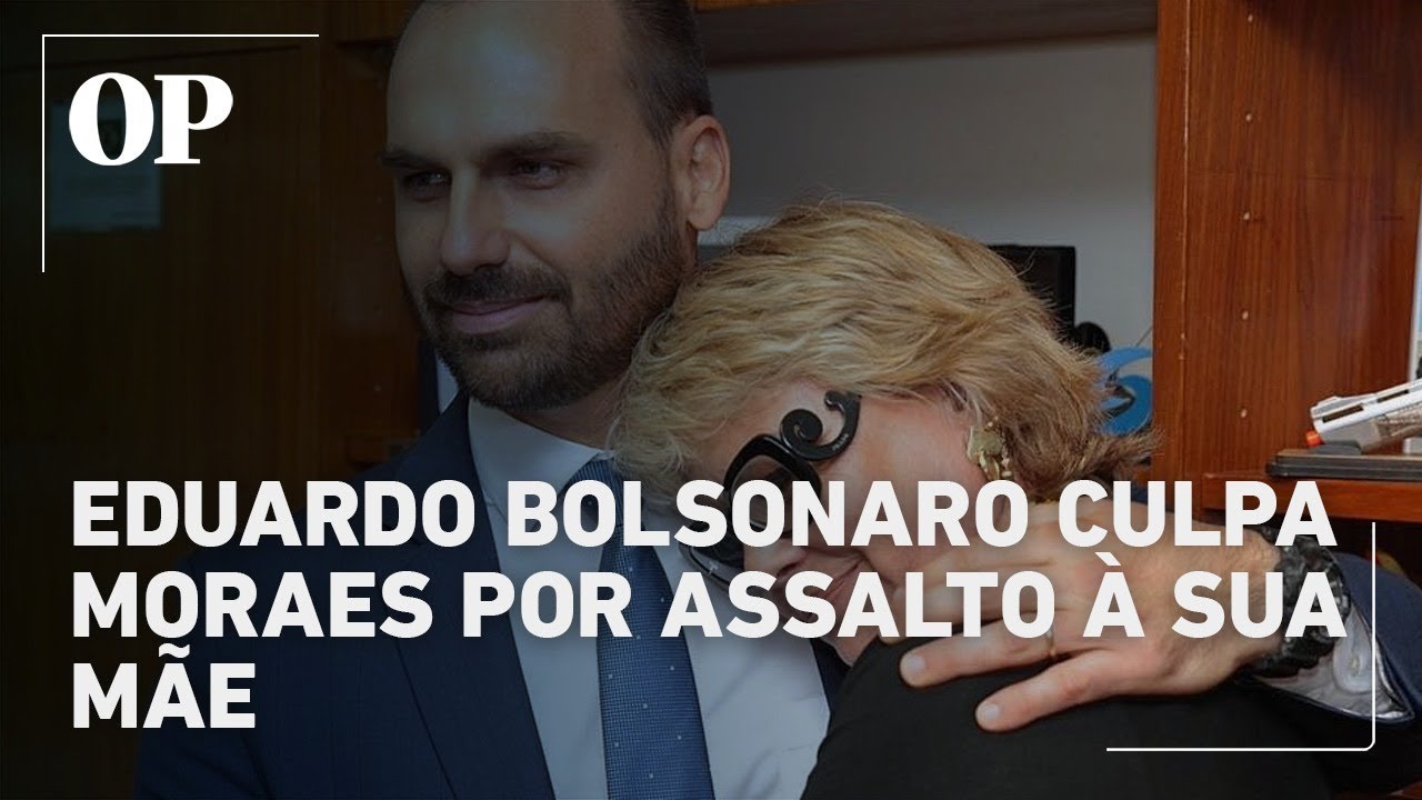 “Ordens de Moraes?”, diz Eduardo Bolsonaro após assalto na casa da mãe