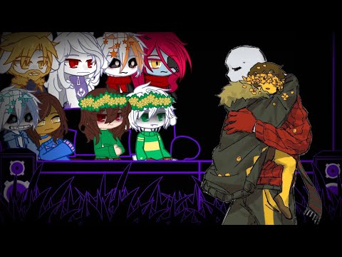 (🇧🇷🇺🇸🇲🇽) Undertale react to Flowerfell_Part_1-3