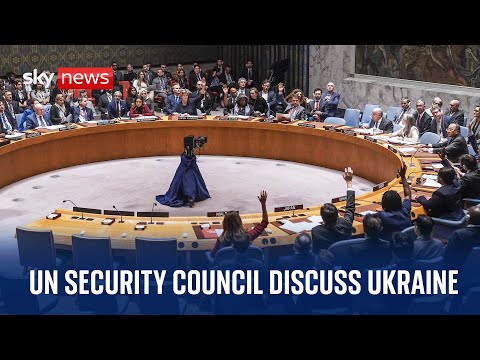 Watch live: UN Security Council meet to discuss peace and security in Ukraine
